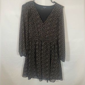 Black Floral Madewell Dress